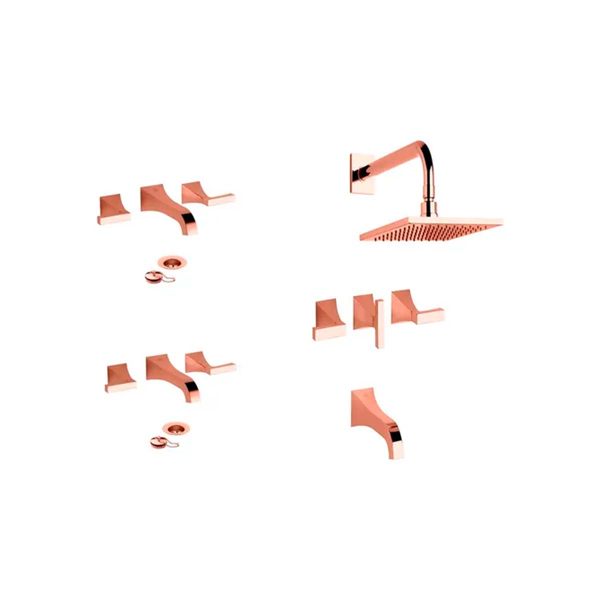 GRIFERIA FV LAVATORIO PARED URBANO Y DUCHA C/TRANSF