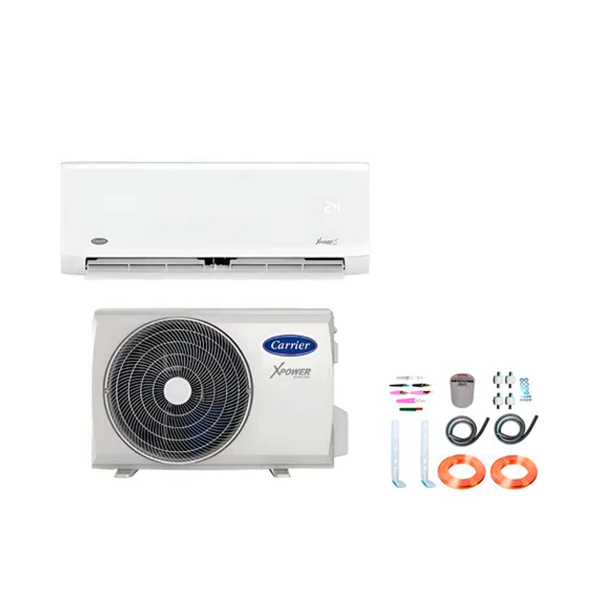 AIRE ACONDICIONADO CARRIER INVERTER SPLIT 5590F + KIT INSTALACION 5F5