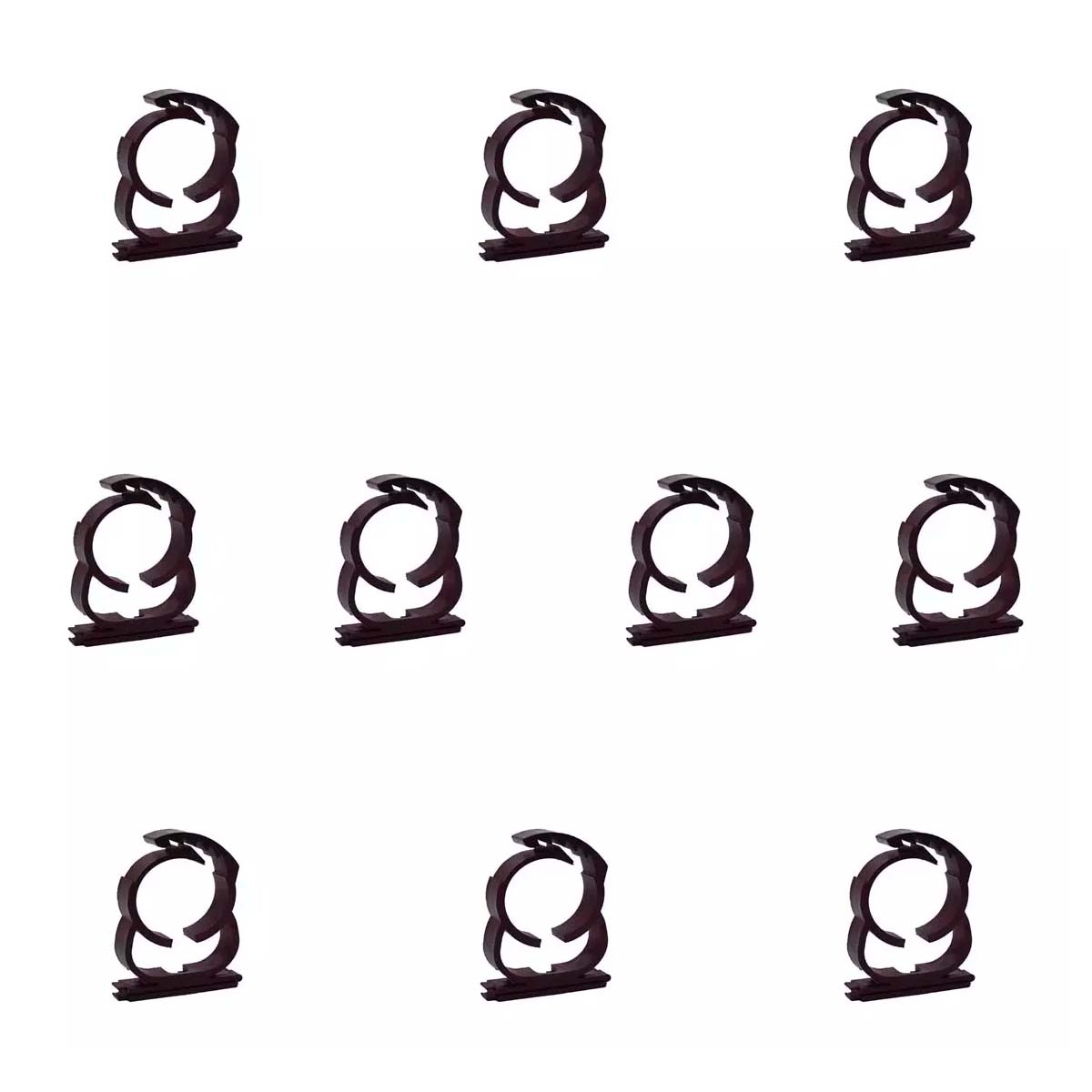 COMBO DURATOP DEMA DEMAFIX GRAMPA PLASTICA AJUSTABLE 25MM X 10UNID