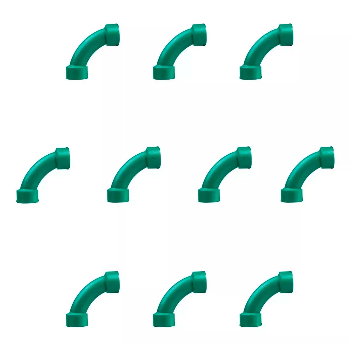 COMBO CURVA A 90º DE 25MM 10 UNID ACQUA SYSTEM DEMA