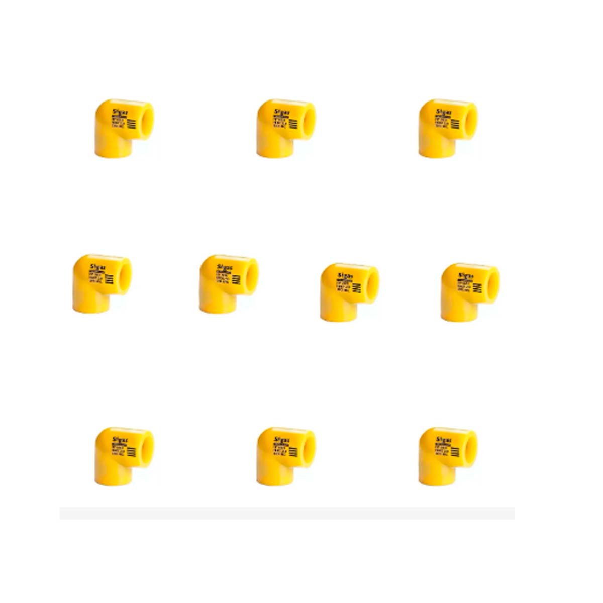 CODO 90° SIGAS DEMA 32MM 10 UNIDADES