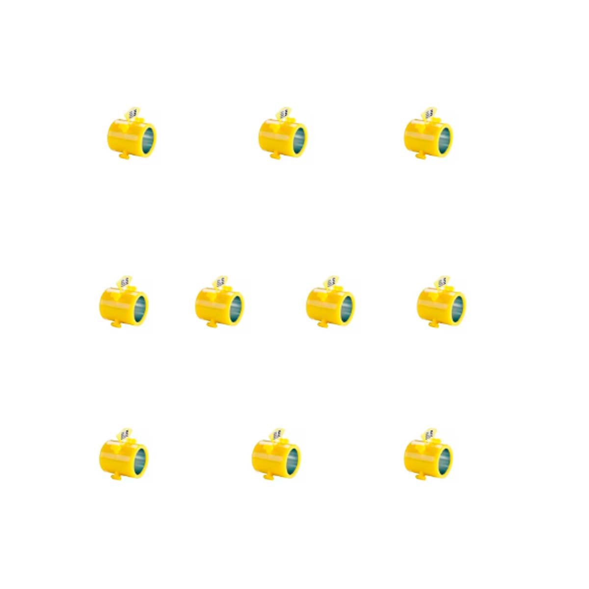 Niple Corto Con Tope Sigas Dema 20mm 10 Unidades