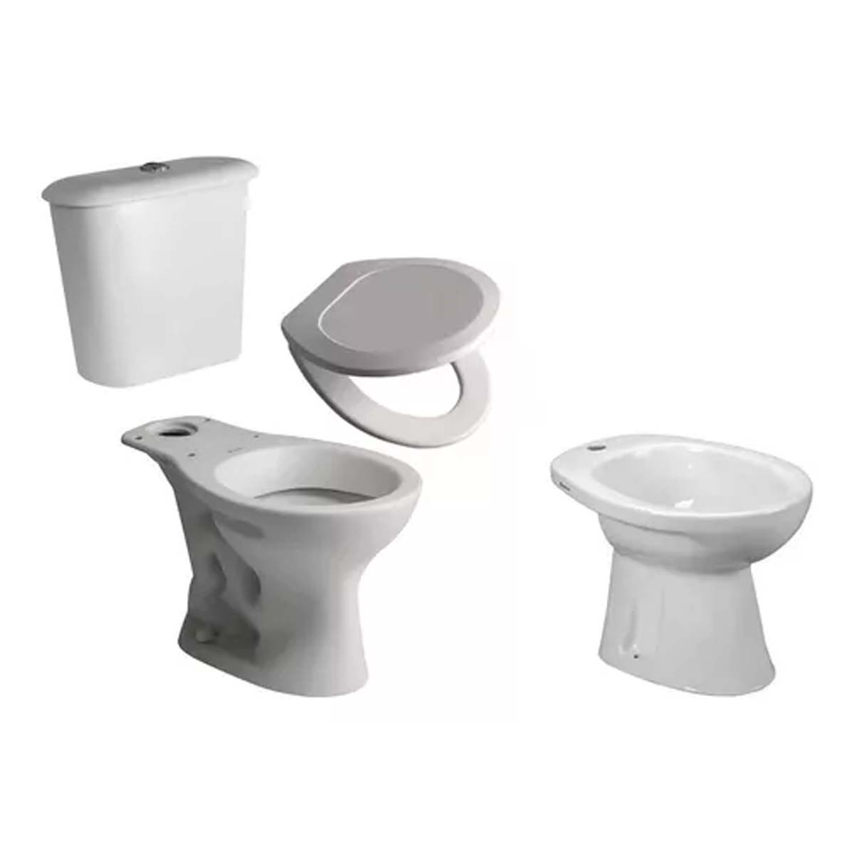 JUEGO DE BAÑO COMPLETO ANDINA FERRUM INODORO LARGO