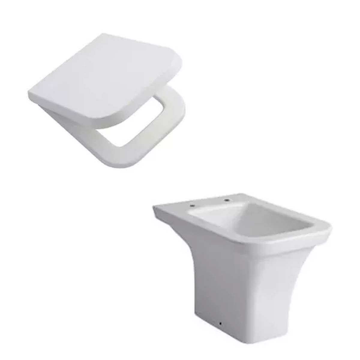 INODORO CORTO IDCMJ Y ASIENTO CIERRE SUAVE MILENA FERRUM