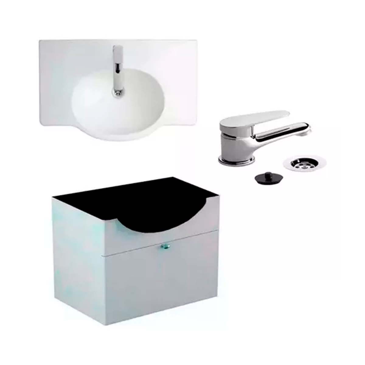 MUEBLE DE COLGAR 64CM VENECIA LAVATORIO FERRUM GRIFERIA FV