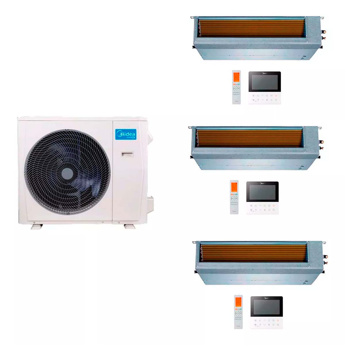 MIDEA AIRE MULTISPLIT INVERTER SMART 36K+12+18+24 DUCTADO