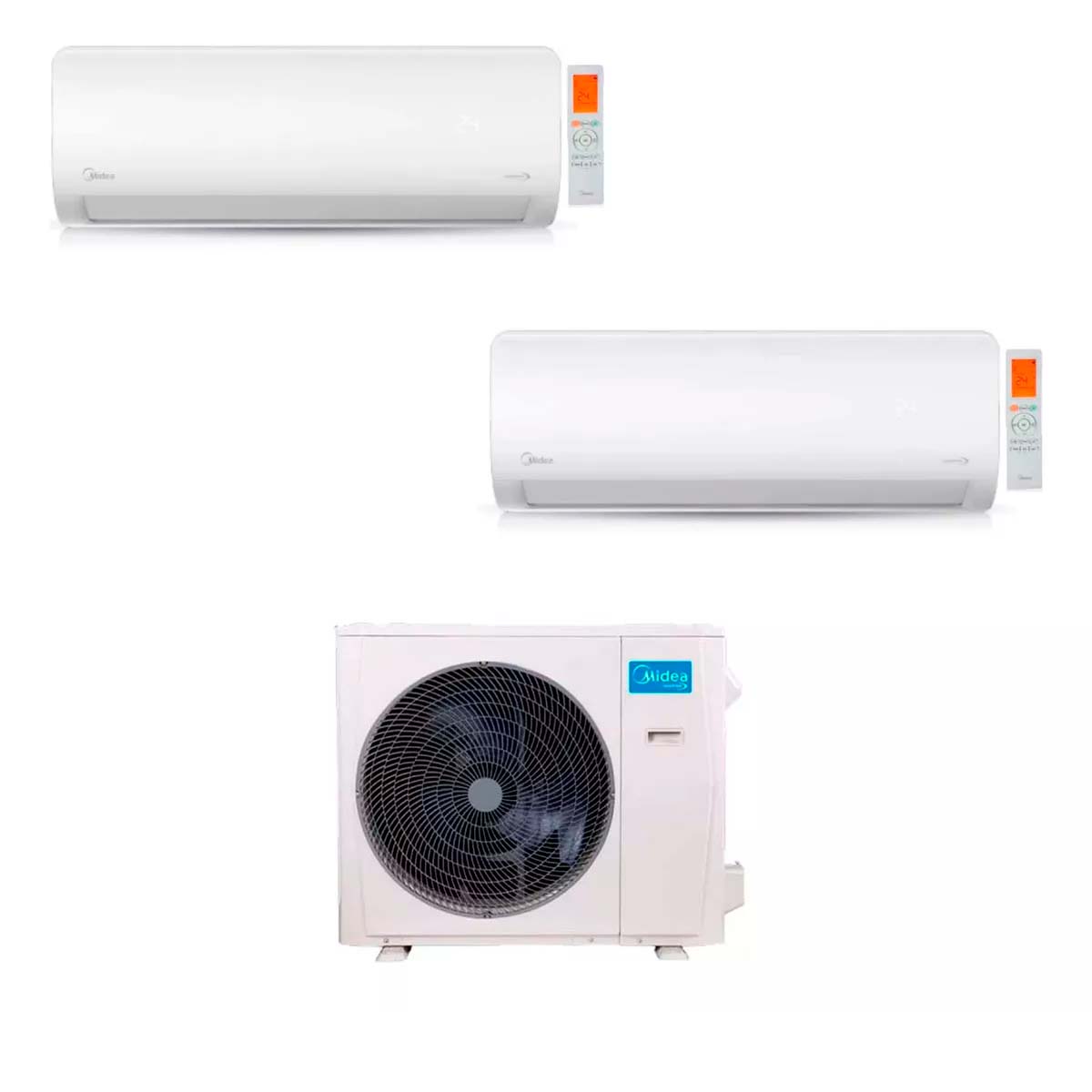 MIDEA AIRE MULTISPLIT INVERTER SMART 42K+9+12 PARED