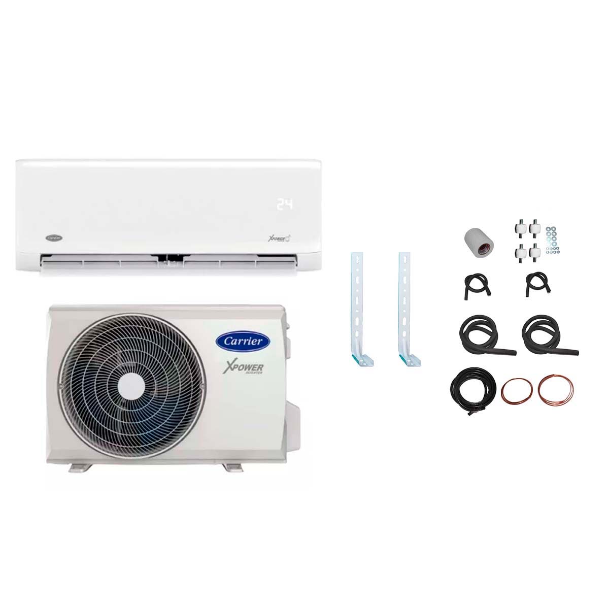 AIRE ACONDICIONADO INVERTER 2356 CARRIER Y KIT DE INSTALACION