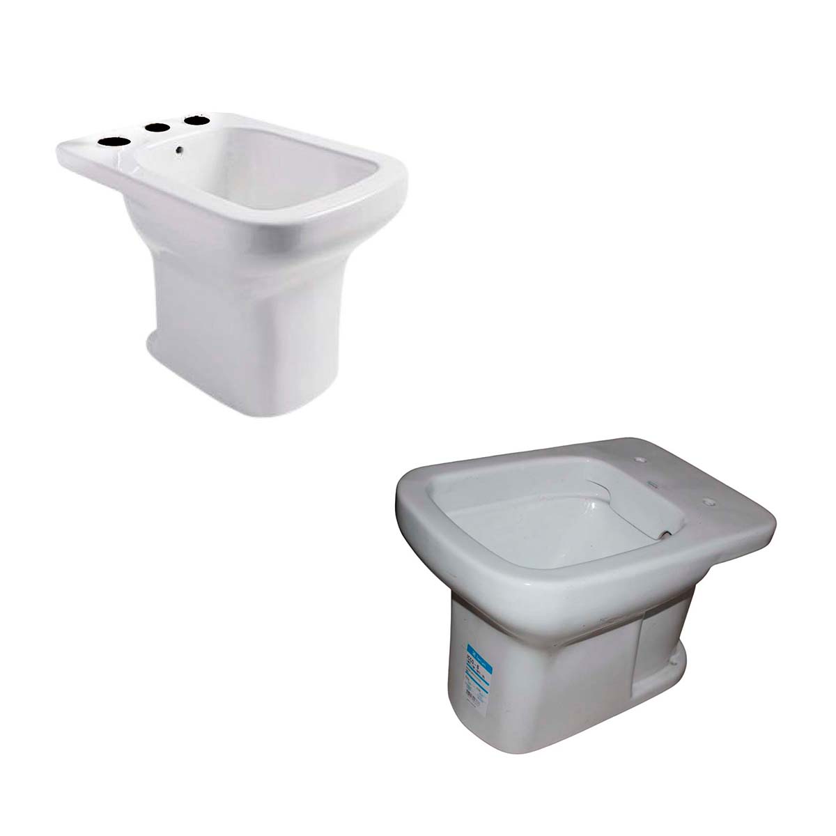 INODORO CORTO 4.5L ICCQ-B Y BIDE 3 AGUJEROS LIMAY FERRUM