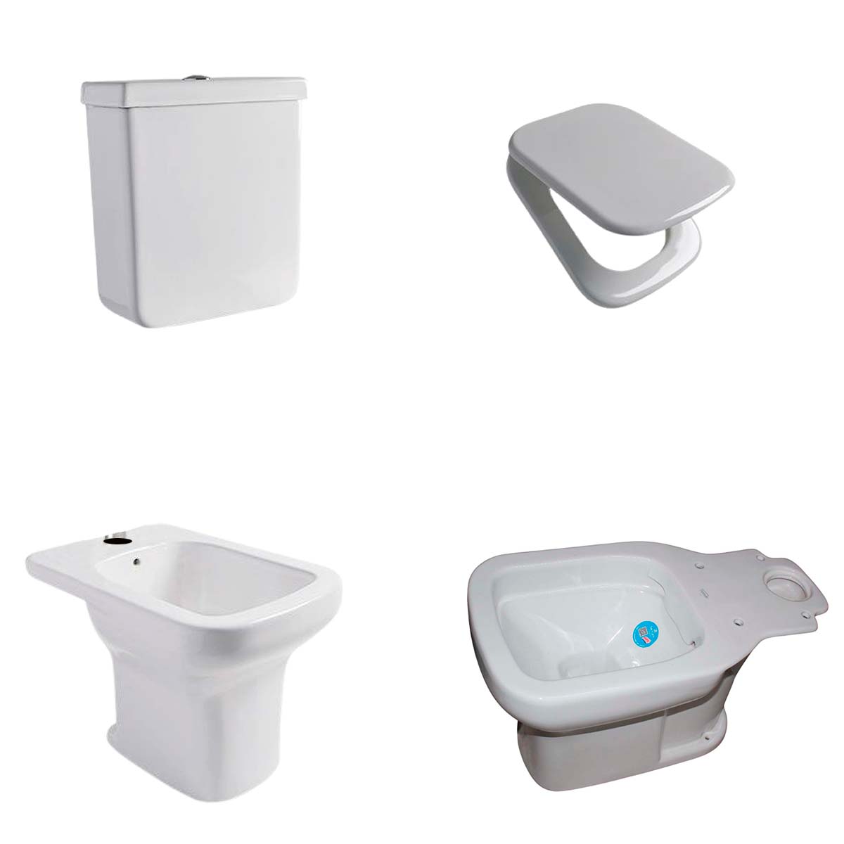 COMBO INODORO LARGO LIMAY FERRUM DEPOSITO BIDE ASIENTO