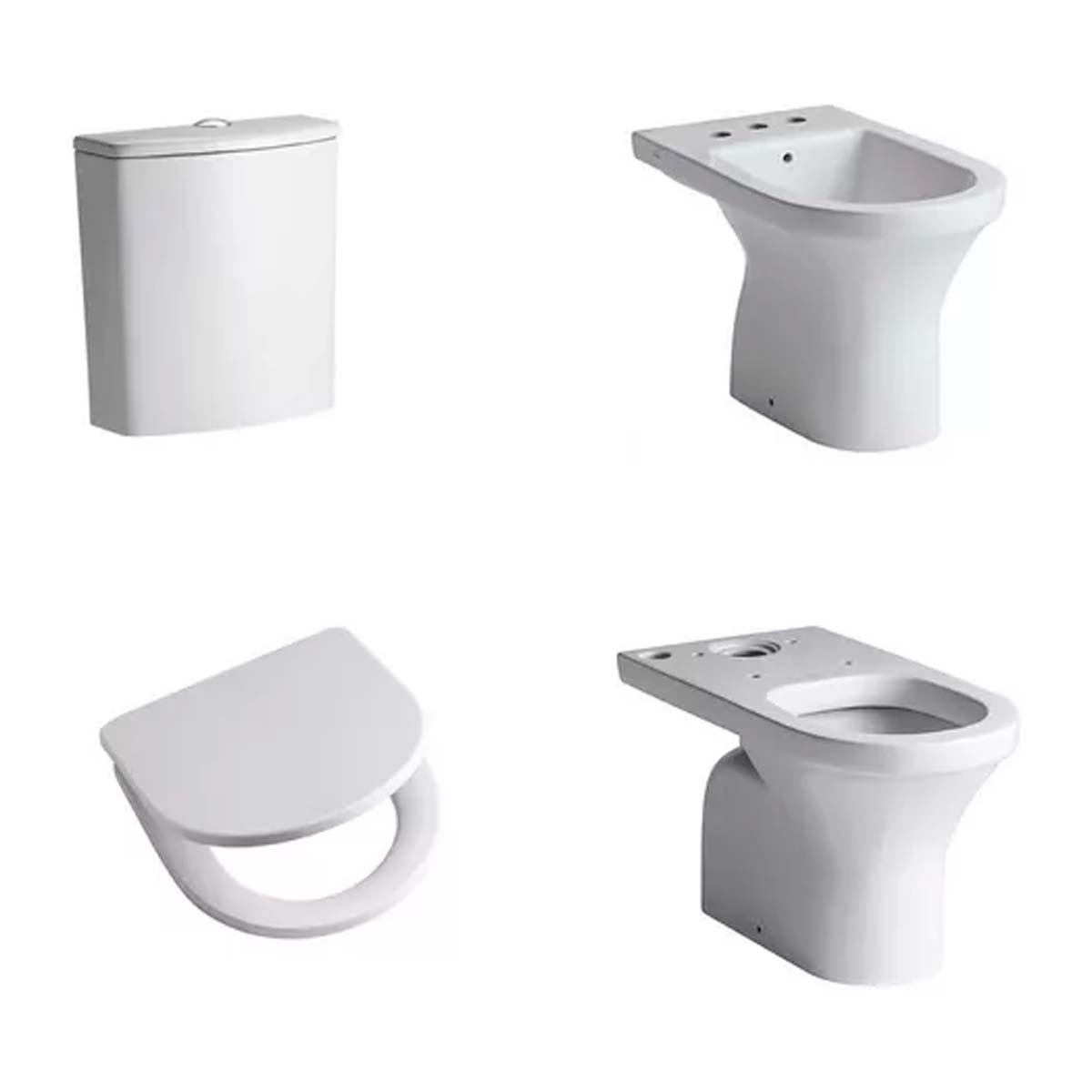 COMBO VARESE FERRUM INODORO L C/TAPA+DEPOSITO+BIDE