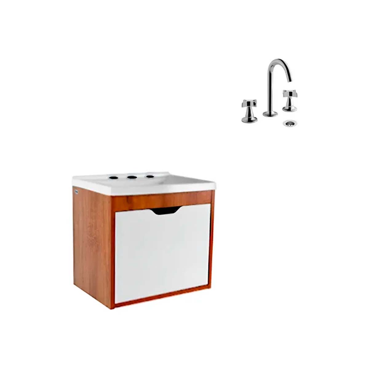 Ferrum Traful Kit Lav 3 A - M Colgar Jt303-bd Y Griferia Fv