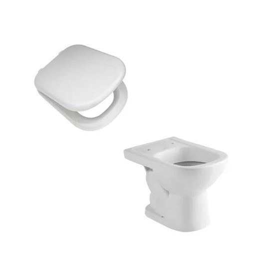 COMBO INODORO BARI CORTO FERRUM + TAPA ASIENTO INODORO TKXM