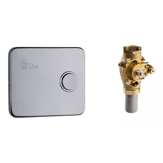 COMBO FV VÁLVULA SLIM INODORO 0378.01 +TECLA C/BOTÓN 0378.0