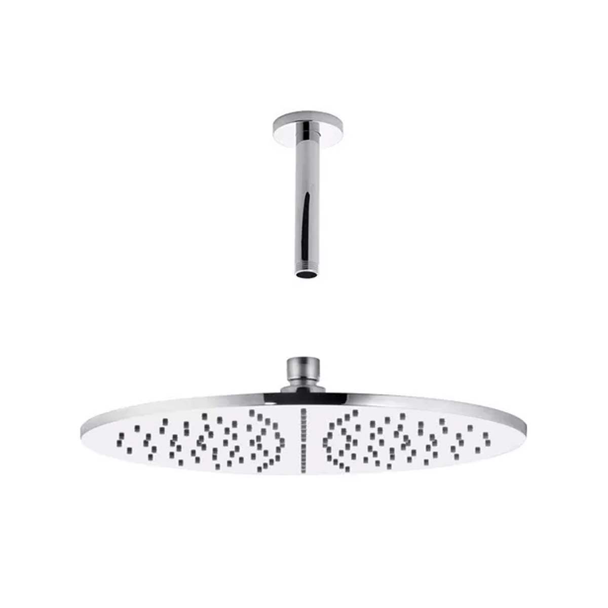 DUCHA FV PLASTICA 0126 REDONDA 30CM + BRAZO DE TECHO 0142