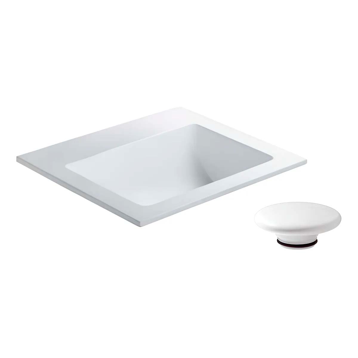 FERRUM SYMI LAVATORIO 0 AG S/R LJS0F Y TAPON CERAMICO ZTSC