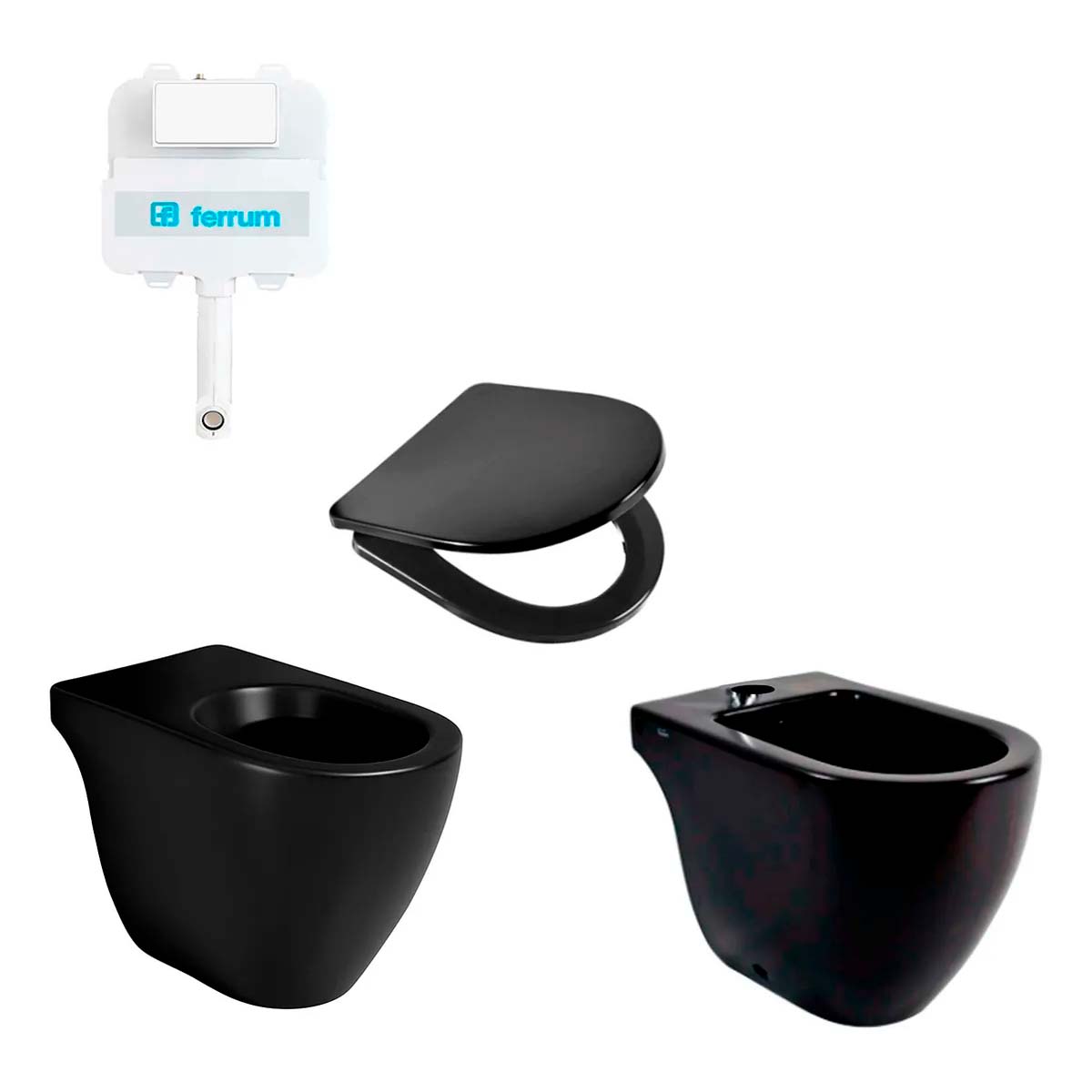 FERRUM FONTANA JUEGO DE BAÑO COMPLETO DEPOSITO DE EMBUTIR