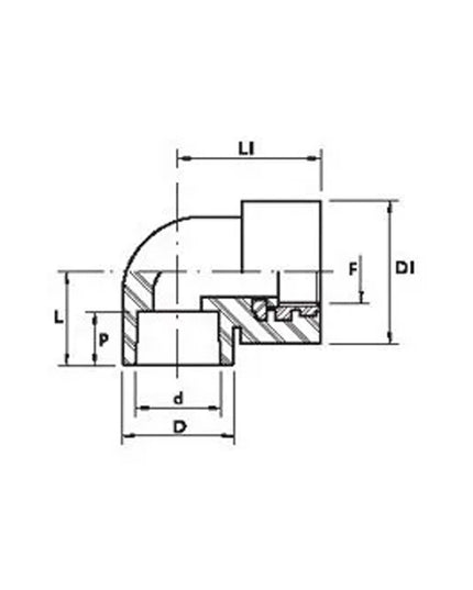 ACQUA CODO 90 25 X 3/4 H 08-091025020