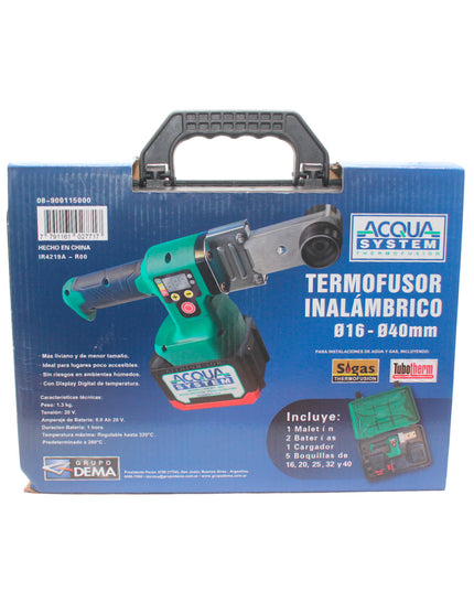 ACQUA KIT TERMOFUSOR BATERIA DN16-40 08-900115000