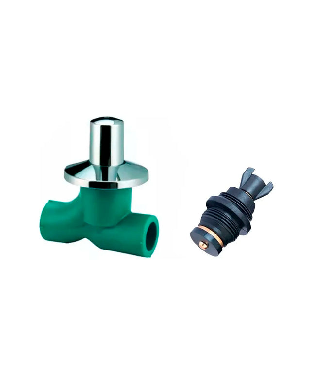 ACQUA LLAVE DE PASO TOTAL C/CAB. POLIMERO BRONCE 20MM 08-166020000