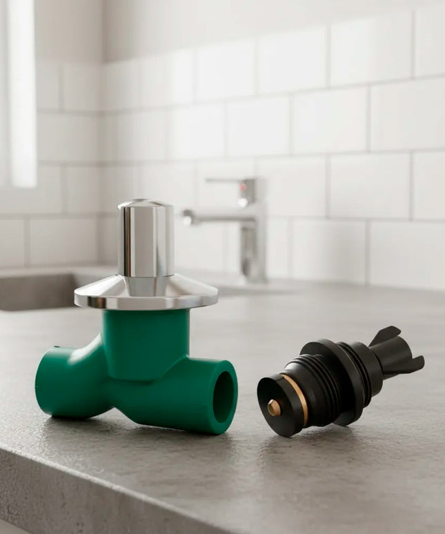 ACQUA LLAVE DE PASO TOTAL C/CAB. POLIMERO BRONCE 25MM 08-166025000