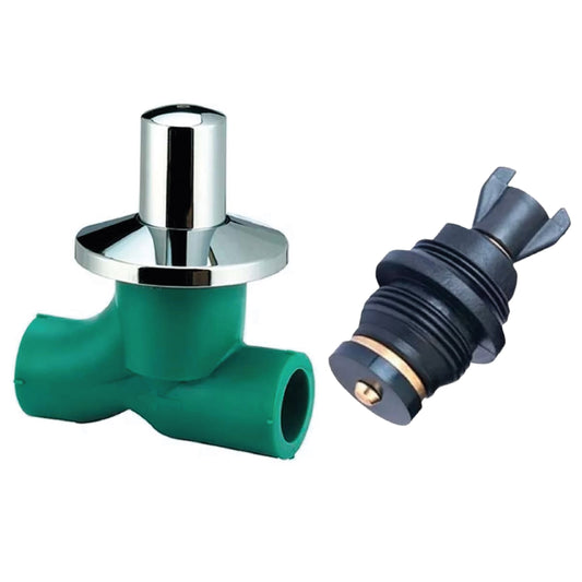 ACQUA LLAVE DE PASO TOTAL C/CAB. POLIMERO BRONCE 25MM 08-166025000