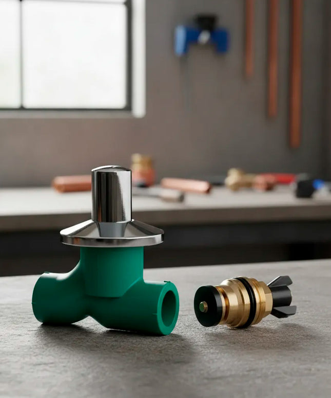 Acqua Llave De Paso Total 32mm C/cabezal Bronce 08-162032000