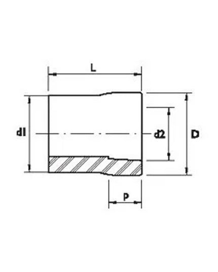 ACQUA BUJE REDUCCION 32X 25MM 08-241032025