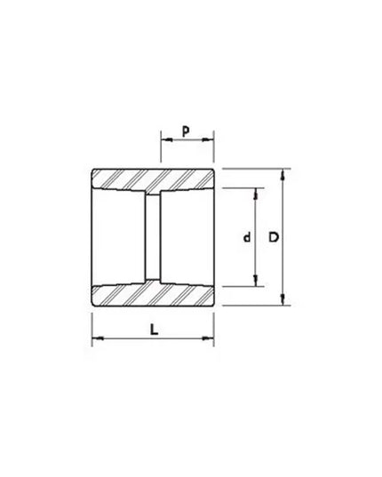 ACQUA UNION NORMAL DE 25MM 08-340025000