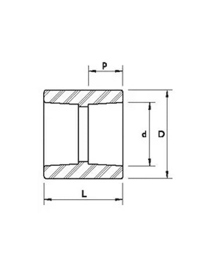 ACQUA UNION NORMAL DE 90MM 08-340090000