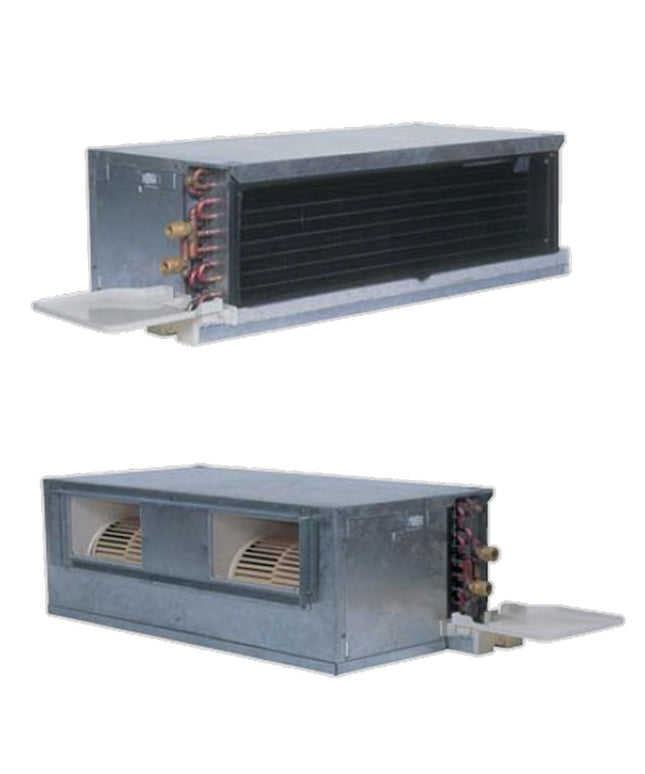 CARRIER FAN COIL 42BQA024A710HEC BAJA SILUETA AF Y AC 24K BTU/H UNIDAD HEAVY DUTY CONEXION IZQUIERDA