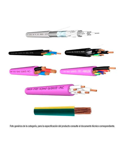 TOTALINE ELE - CABLE TIPO TALLER -5 X 1.5 X 50 METROS