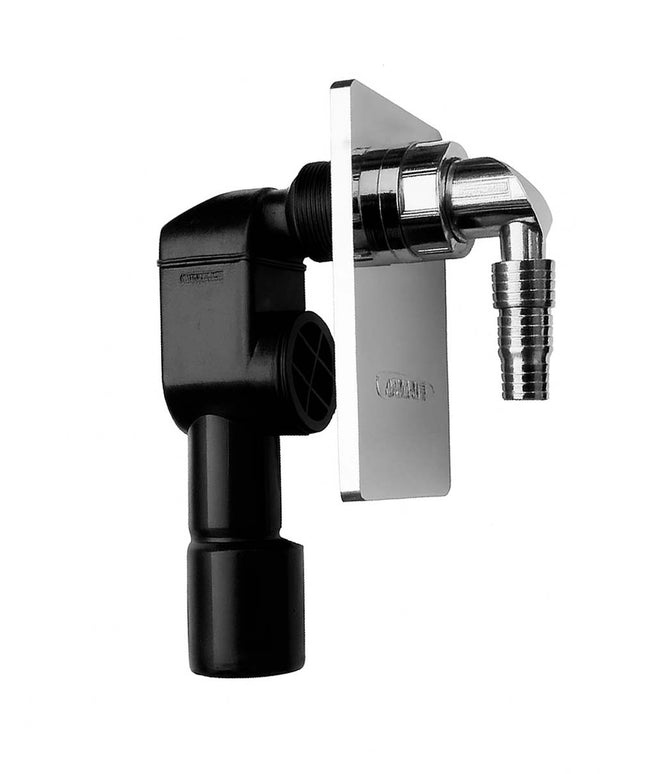 DURATOP SIFON DE PARED P/ LAVARROPAS CROMADO 10-511051040