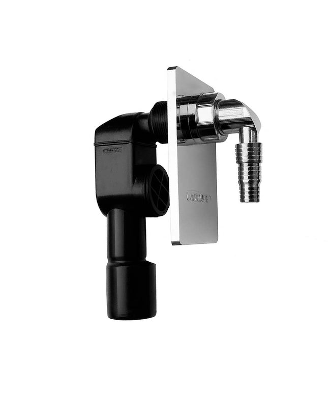 DURATOP SIFON DE PARED P/ LAVARROPAS CROMADO 10-511051040