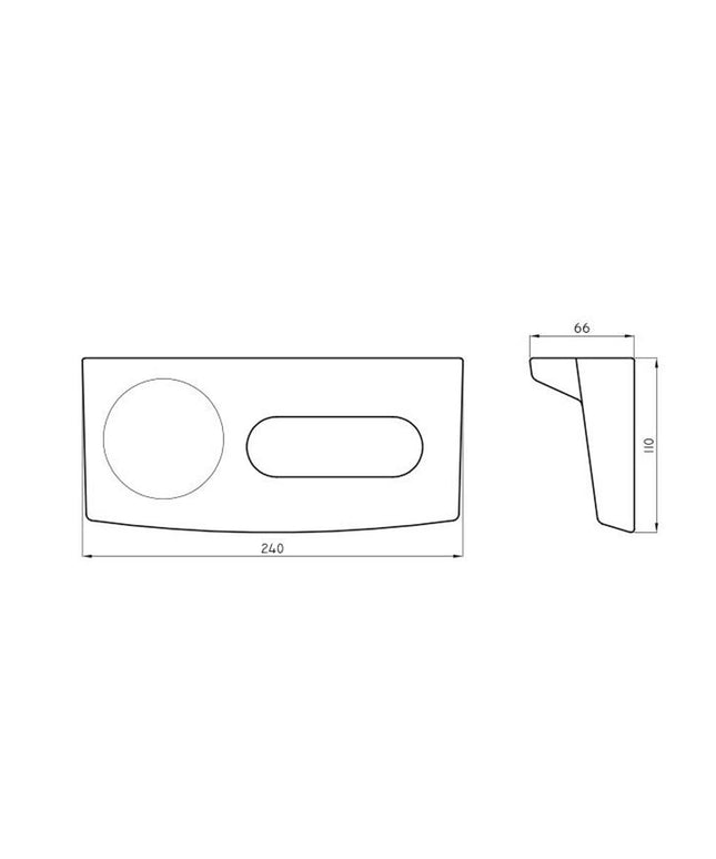 FERRUM MARINA JABONERA AGARRADERA ABR3U MAR-JB-004-BL