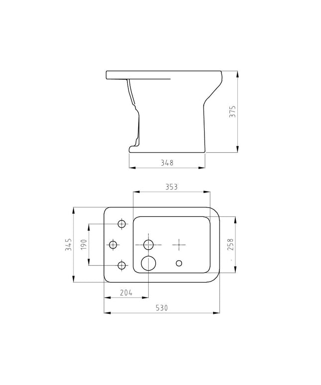 FERRUM LIMAY BIDE 3 AGUJEROS BCM3-B LMY-BI-300-BL
