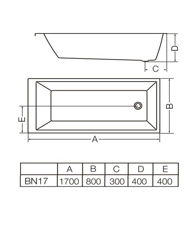 FERRUM NIZA BAÑERA 17 BN17 NIZ-BA-007-BL