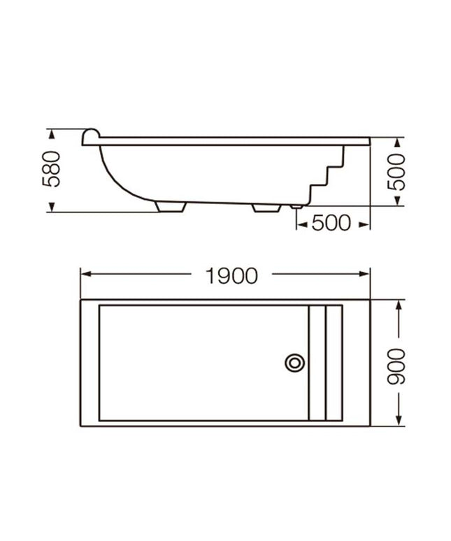 FERRUM AZTECA BAÑERA BZ001 AZT-BA-001-BL