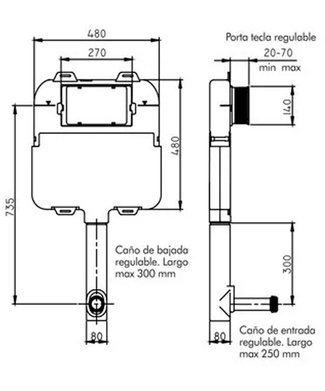 FERRUM DEPOSITO EMBUTIR EXTRACHATO D92TE B DGU-DP-003-BL