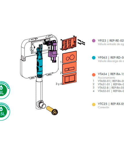 Ferrum Deposito Embutir Extrachato D92te B Dgu-dp-003-bl