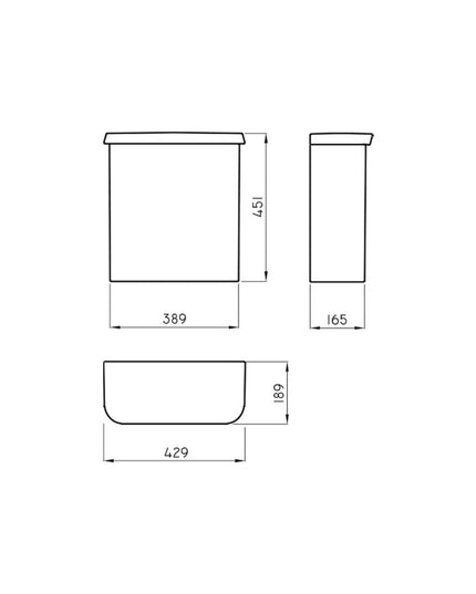 FERRUM MILENA DEPOSITO DESC DUAL DDW4F MIL-DP-001-BL