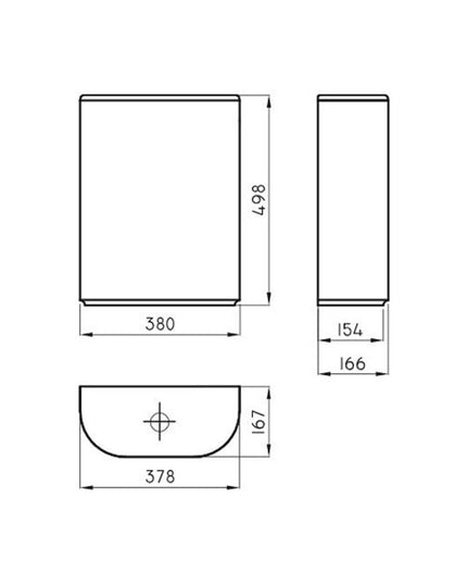 FERRUM MARINA DEPOSITO DUAL TOUCHLESS DHW6T-N MAR-DP-010-NE