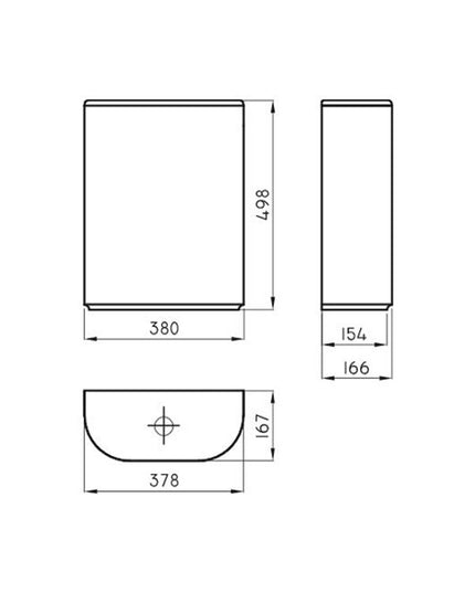 FERRUM MARINA DEPOSITO DUAL TOUCHLESS DHW6T MAR-DP-010-BL