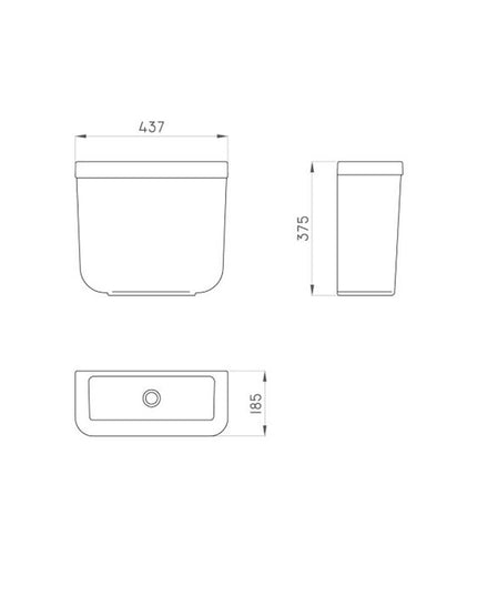 FERRUM BARI DEPOSITO APOYAR DESC DUAL  DKW6S-B BAR-DP-009-BL