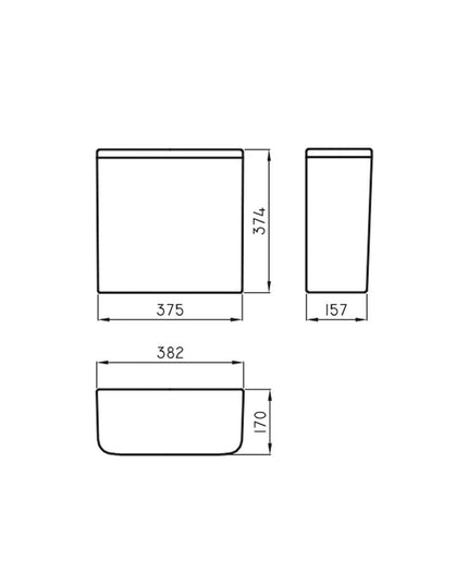 FERRUM VENETO DEPOSITO DUAL DTW6F VNT-DP-001-BL