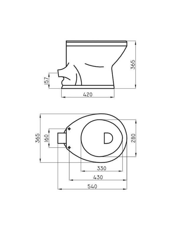 FERRUM SANIT VARIO INOD CORTO BERMEJO (ANDINA)  DESC PARED IBF SVA-IN-002-BL  SVA-IN-002-BL