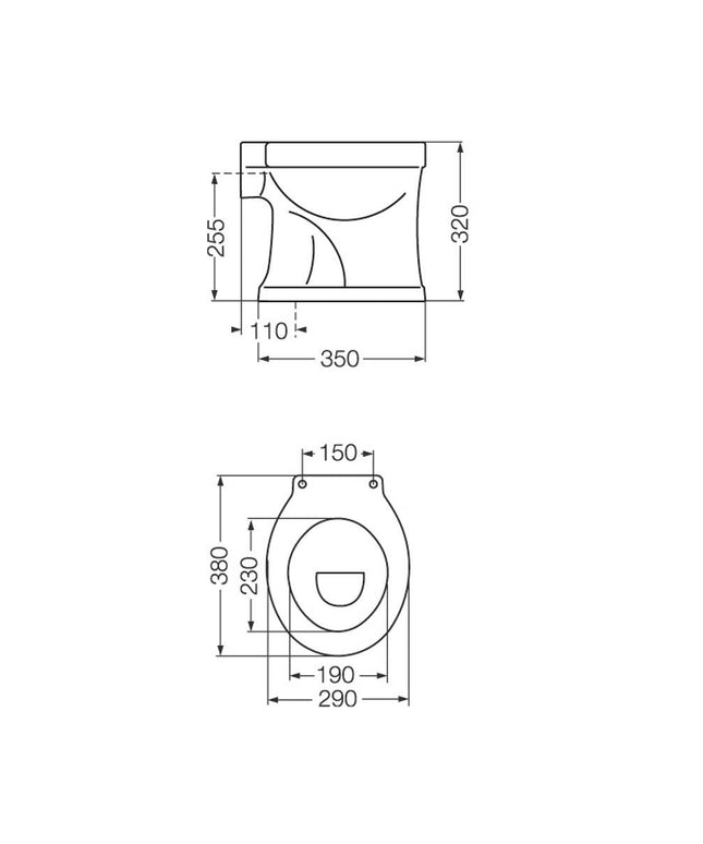 FERRUM SANIT VARIO INODORO P/CHICOS ICH  SVA-IN-003-BL