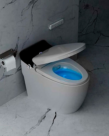 FERRUM MILANO SMART TEC INODORO LARGO CON DEPOSITO INCORPORADO Y TAPA DE ASIENTO INTELIGENTE MNO-IN-100-BL IEIQX-B