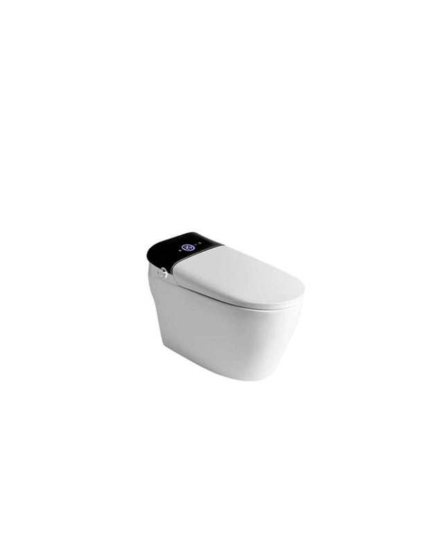 FERRUM MILANO SMART TEC INODORO LARGO CON DEPOSITO INCORPORADO Y TAPA DE ASIENTO INTELIGENTE MNO-IN-100-BL IEIQX-B