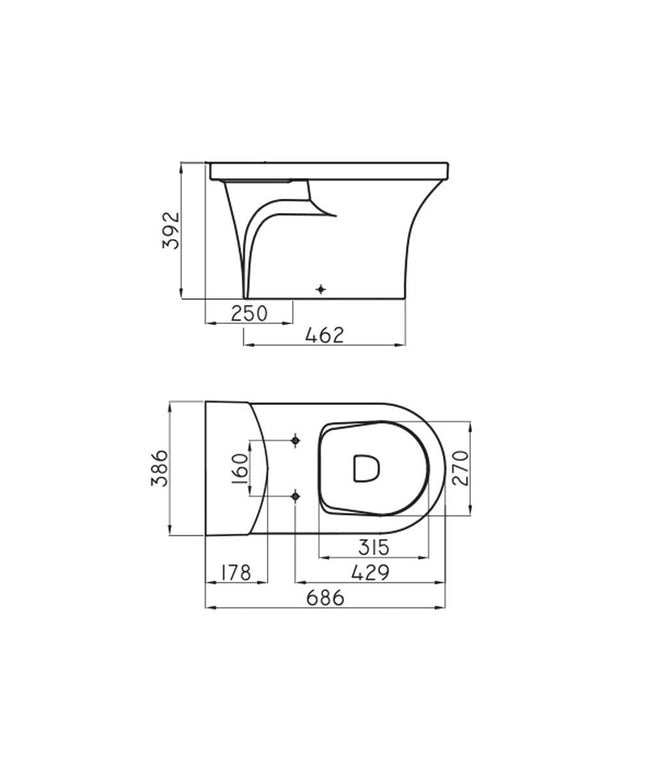 FERRUM VARESE INODORO LARGO IJLMJ VSE-IN-004-BL